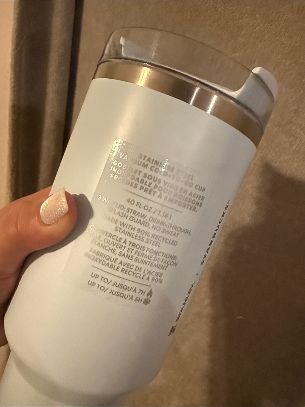 Stanley x Starbucks Spring Blue Tumbler 40oz - Picture 4 of 6